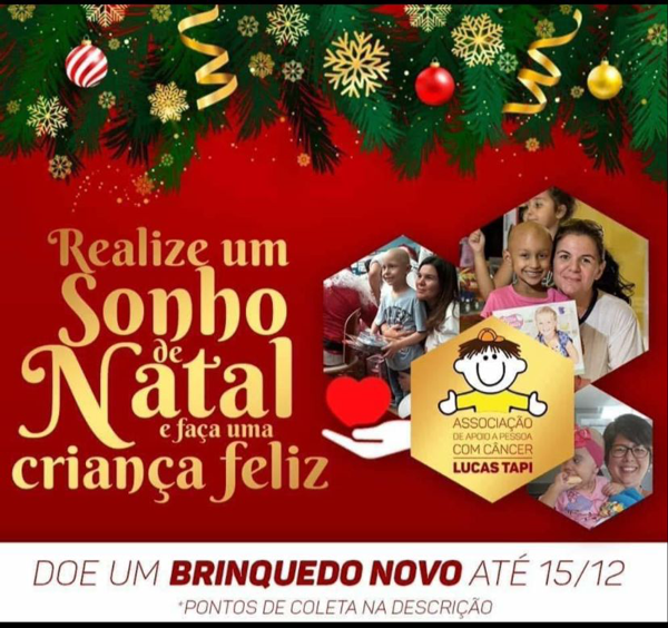 Já começou! Campanha de Natal Caminhão da Associação começou em